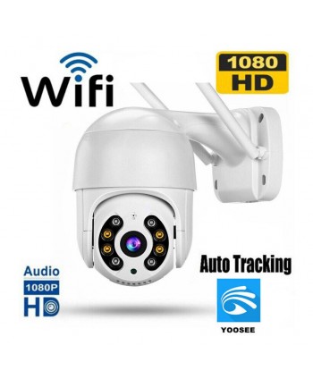 TELECAMERA IP YOOSEE PTZ WI-FI 1080P FULL-HD DOME ESTERNO CON LETTORE MICRO-SD YOOSEE