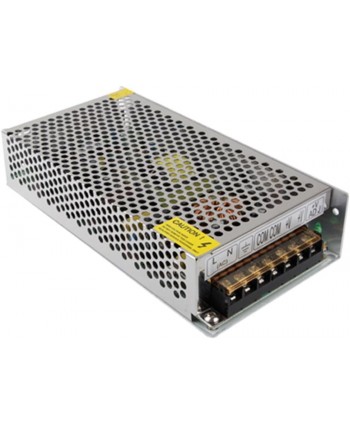 Alimentatore 12V 10A 220V Stabilizzato Switch Trimmer Dissipatore Interno
